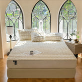 H&D Fluffy Faux Rabbit Fur Fitted Sheet 3PC Set for bed Mattress Cover with two pillow cases, Ultra-Soft Fleece, Warm Cozy Elegant, plush soft warm, Gift for Girls and Women