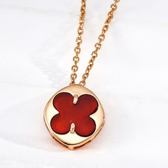 H&D Han&Loom The Fortuna Four Leaf Clover Pendant