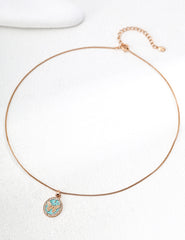 H&D Han&Loom The Azure Butterfly S925 Silver Necklace