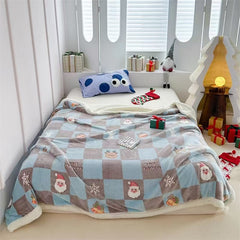 New Christmas Blanket - Soft & Cozy Warm Throw for Office, Sofa, Napping | Leisure Shawl, Airplane Blanket | Perfect Birthday Gift